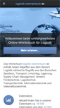 Mobile Screenshot of logistik-woerterbuch.de